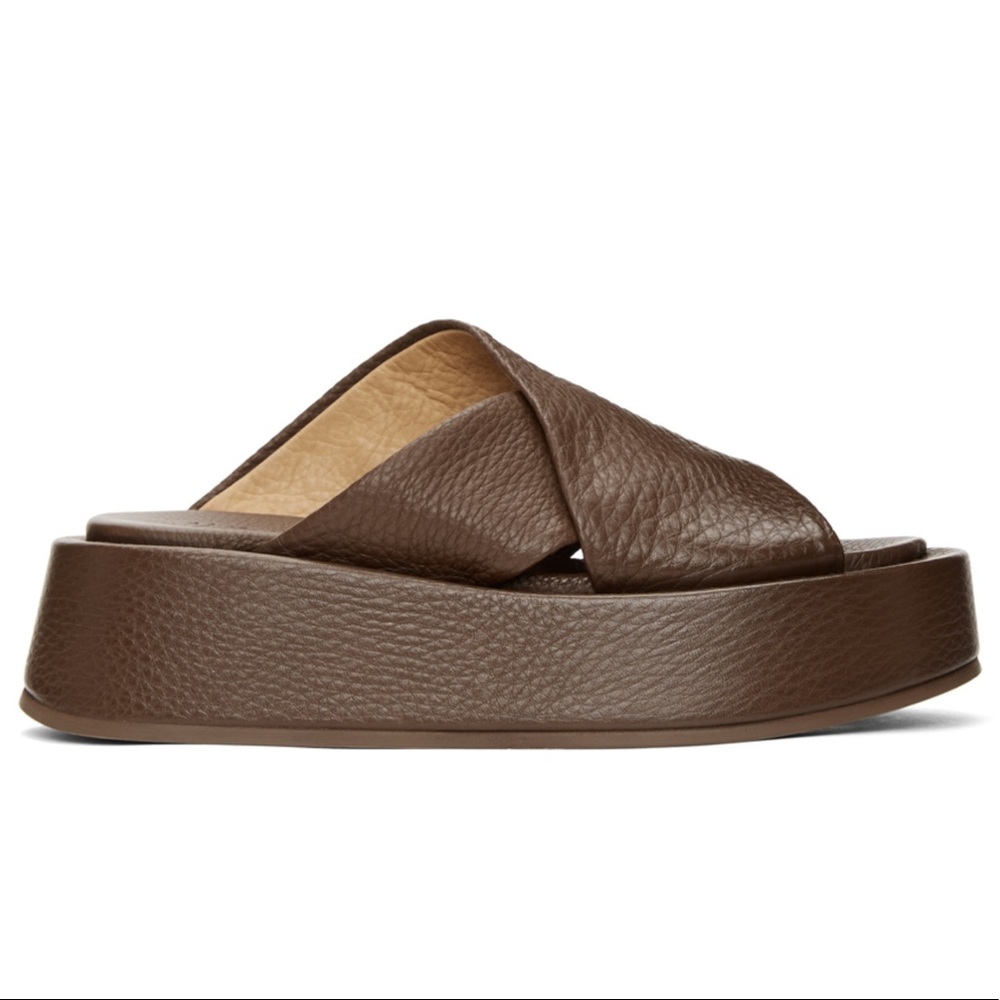 Marsell Piattaforma Sandal Sz.37/6.5 Brown!!!!